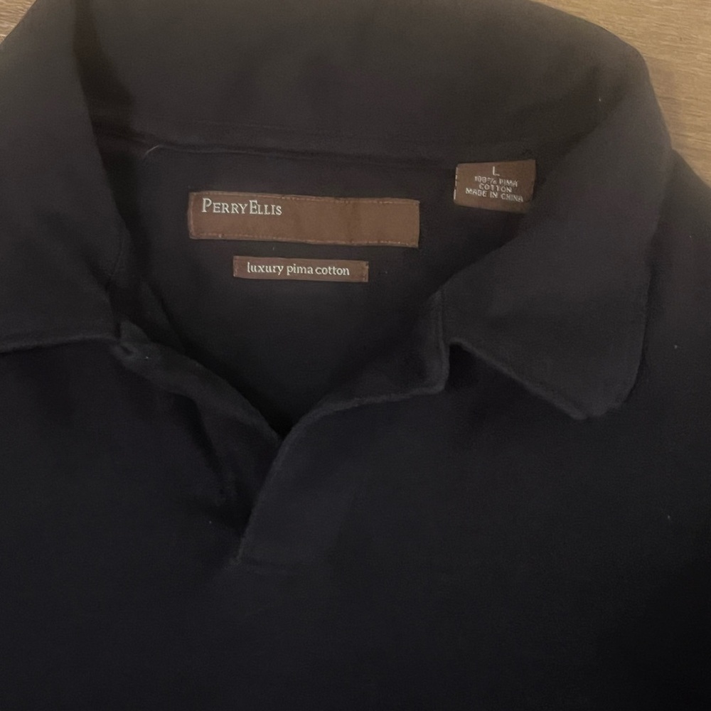 Perry Ellis Men's Luxury Pima Cotton Polo